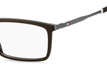 Premium Men Tommy Hilfiger Eyeglasses: TH 1847 - Matte Brown - SpecSMART Eye Clinic (Zoom View)